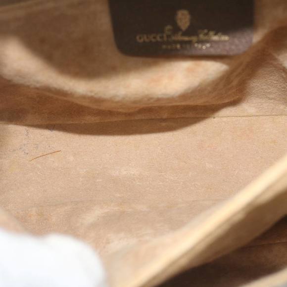 GUCCI GG Supreme Web Sherry Line Shoulder Bag Beige Red 904 02 084 Auth ep2885 - Picture 11 of 16